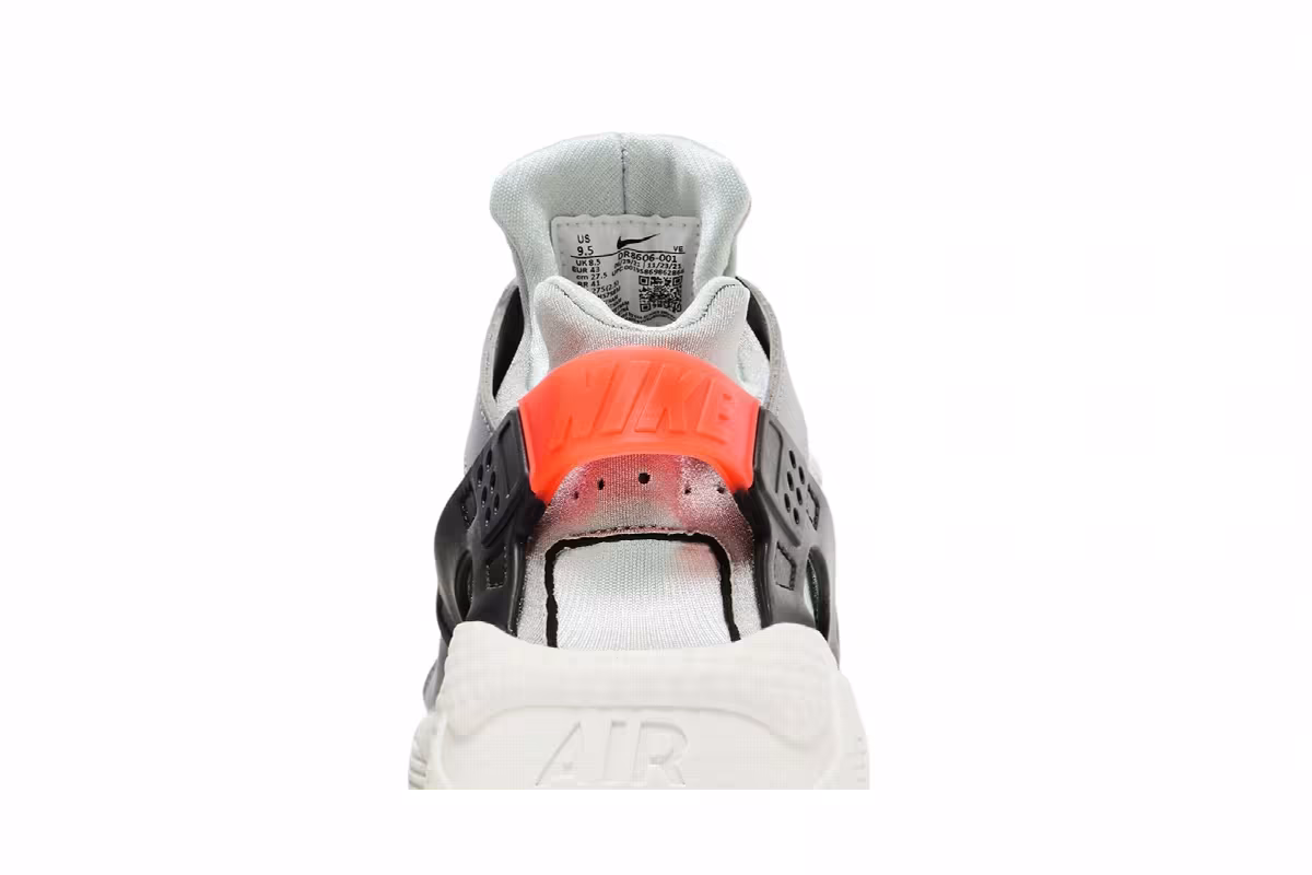 Nike Air Huarache Grey Fog Team Orange, view 8
