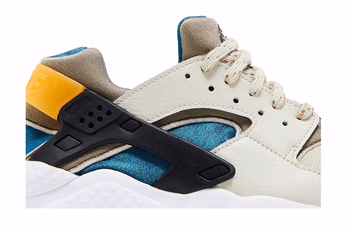Nike Air Huarache Run GS Light Stone Marina, view 3