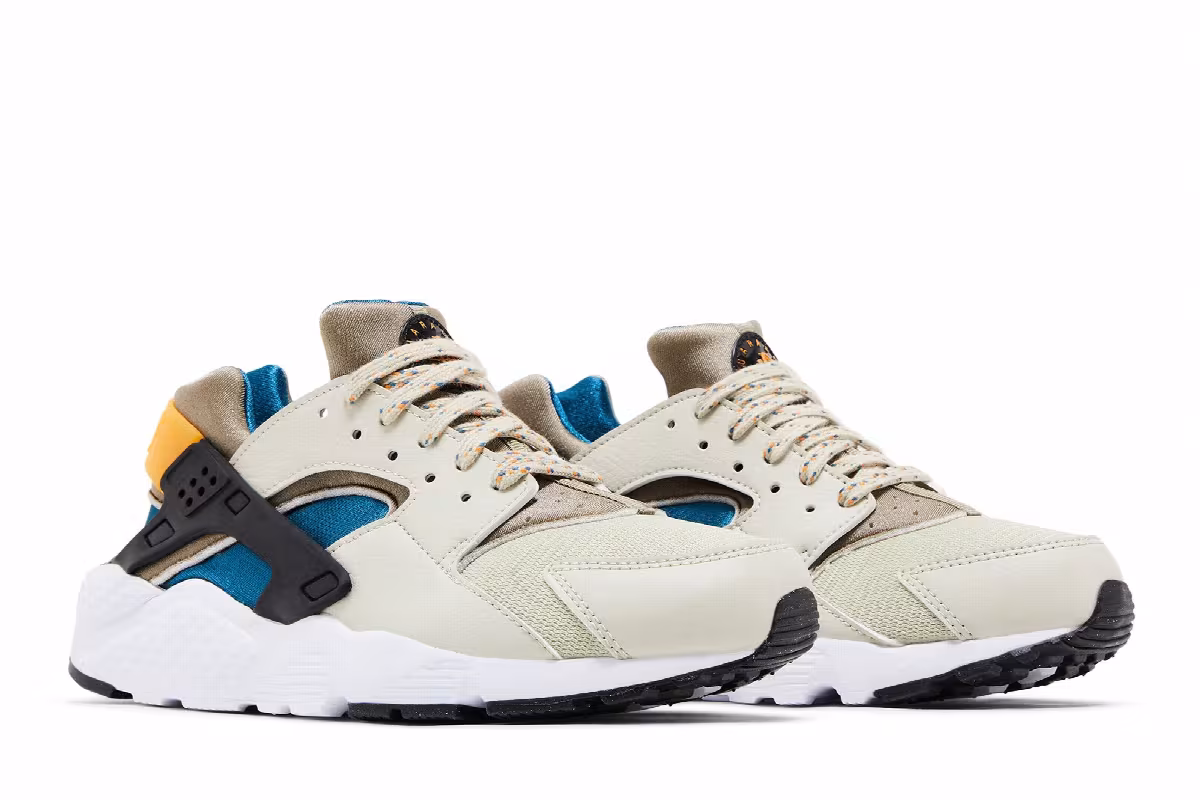 Nike Air Huarache Run GS Light Stone Marina, view 9