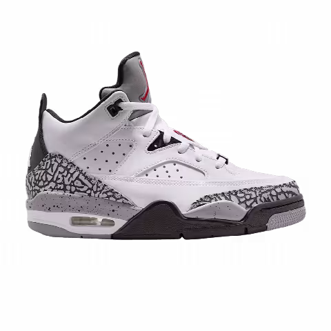 Air Jordan Son Of Mars Low GS 'White Black Cement Grey'