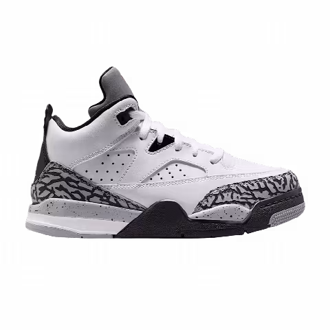 Air Jordan Son Of Mars Low PS 'White Black Cement Grey Gym Red'