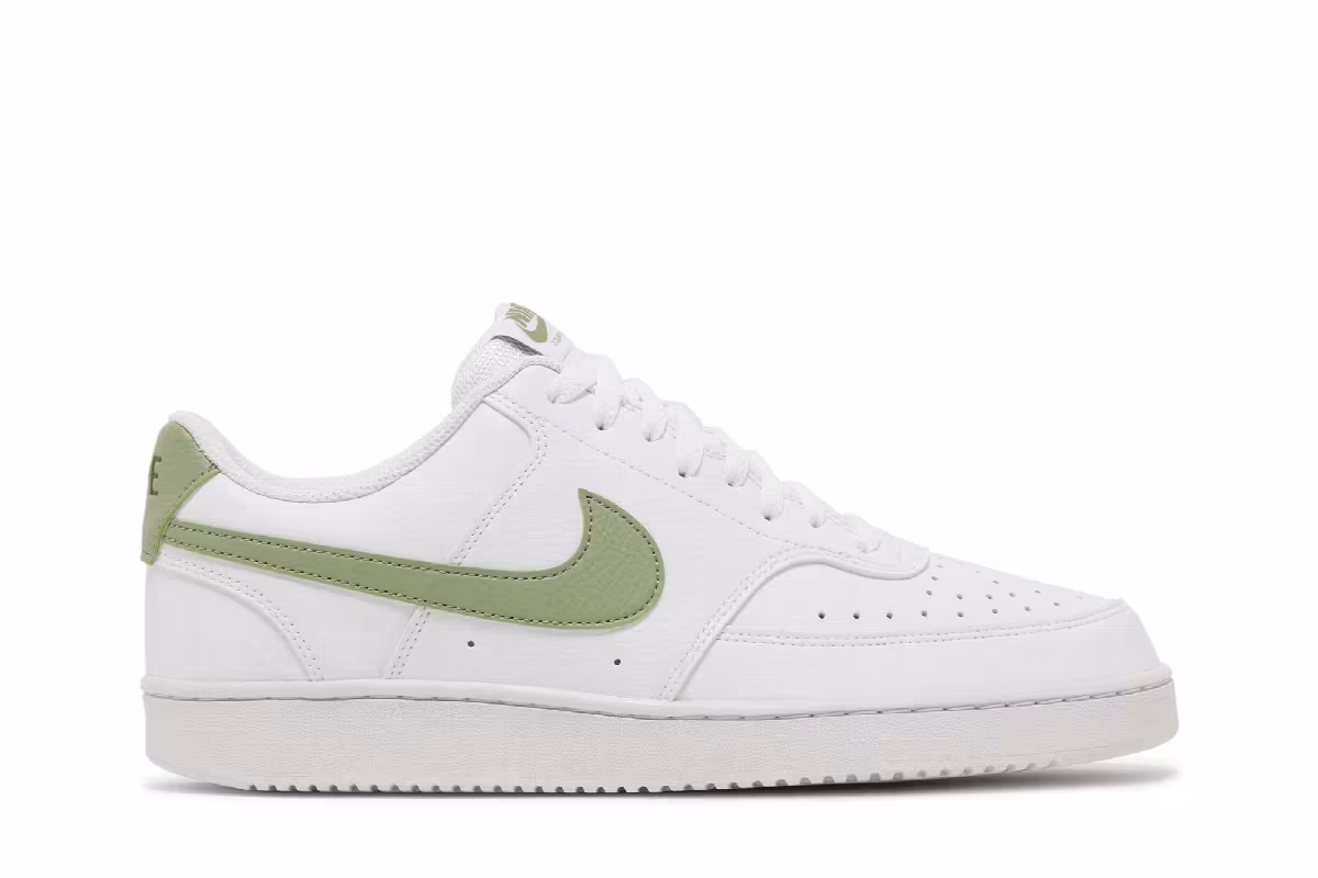 Nike Court Vision Low Next Nature White Oil Green, view 2