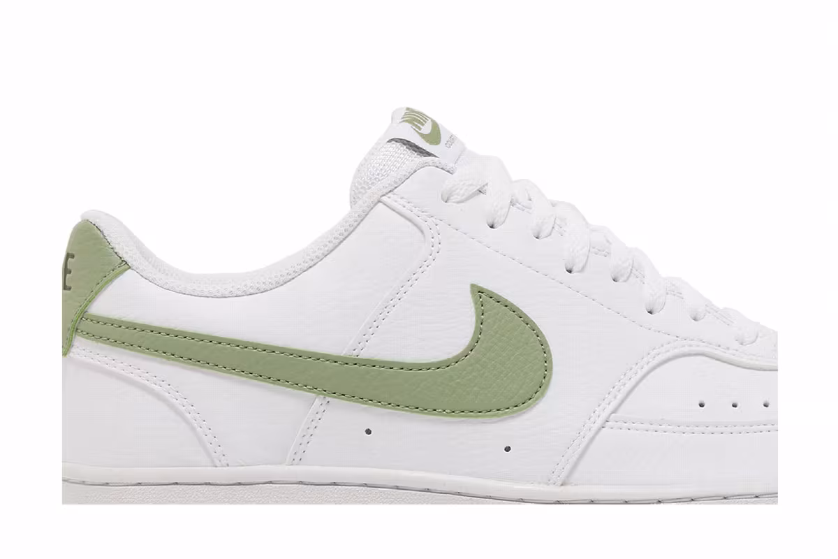 Nike Court Vision Low Next Nature White Oil Green, view 3