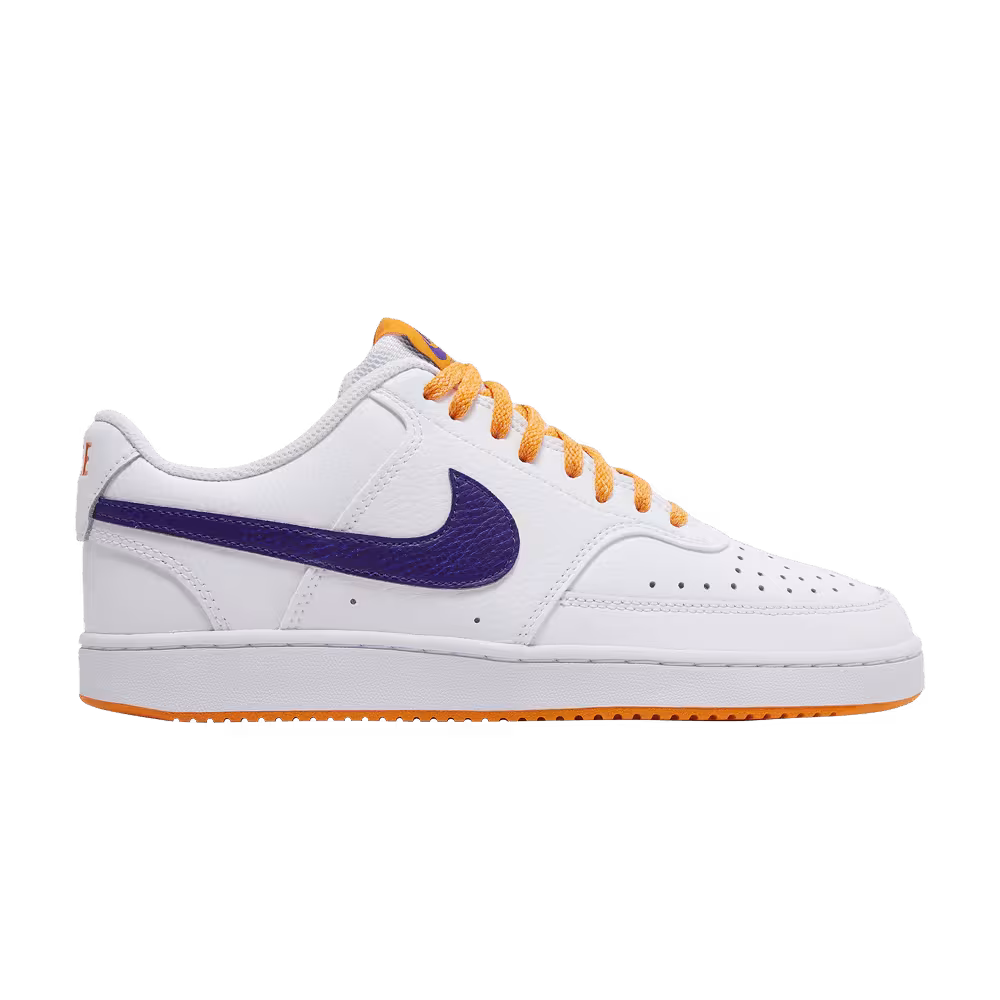 Nike Court Vision Low White Electro Purple
