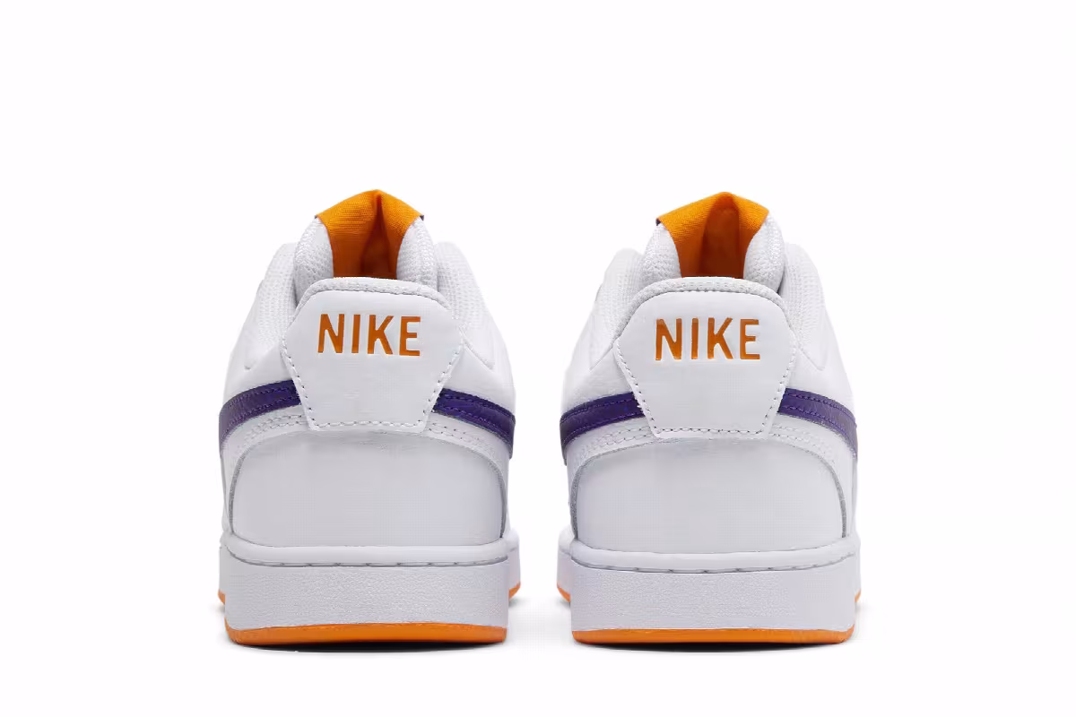Nike Court Vision Low White Electro Purple, view 7