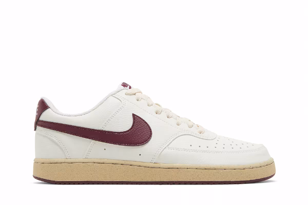 Nike Court Vision Low Next Nature Sail Dark Beetroot, view 2