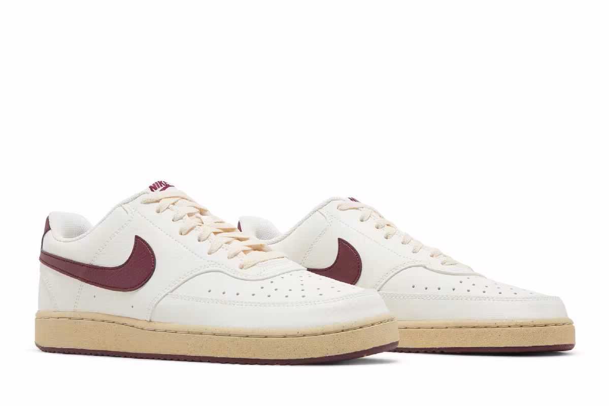 Nike Court Vision Low Next Nature Sail Dark Beetroot, view 9
