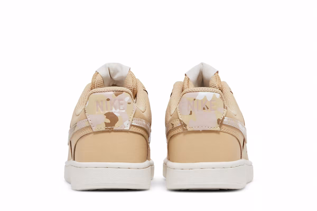 Nike Women's Court Vision Low Sesame Camo, view 7