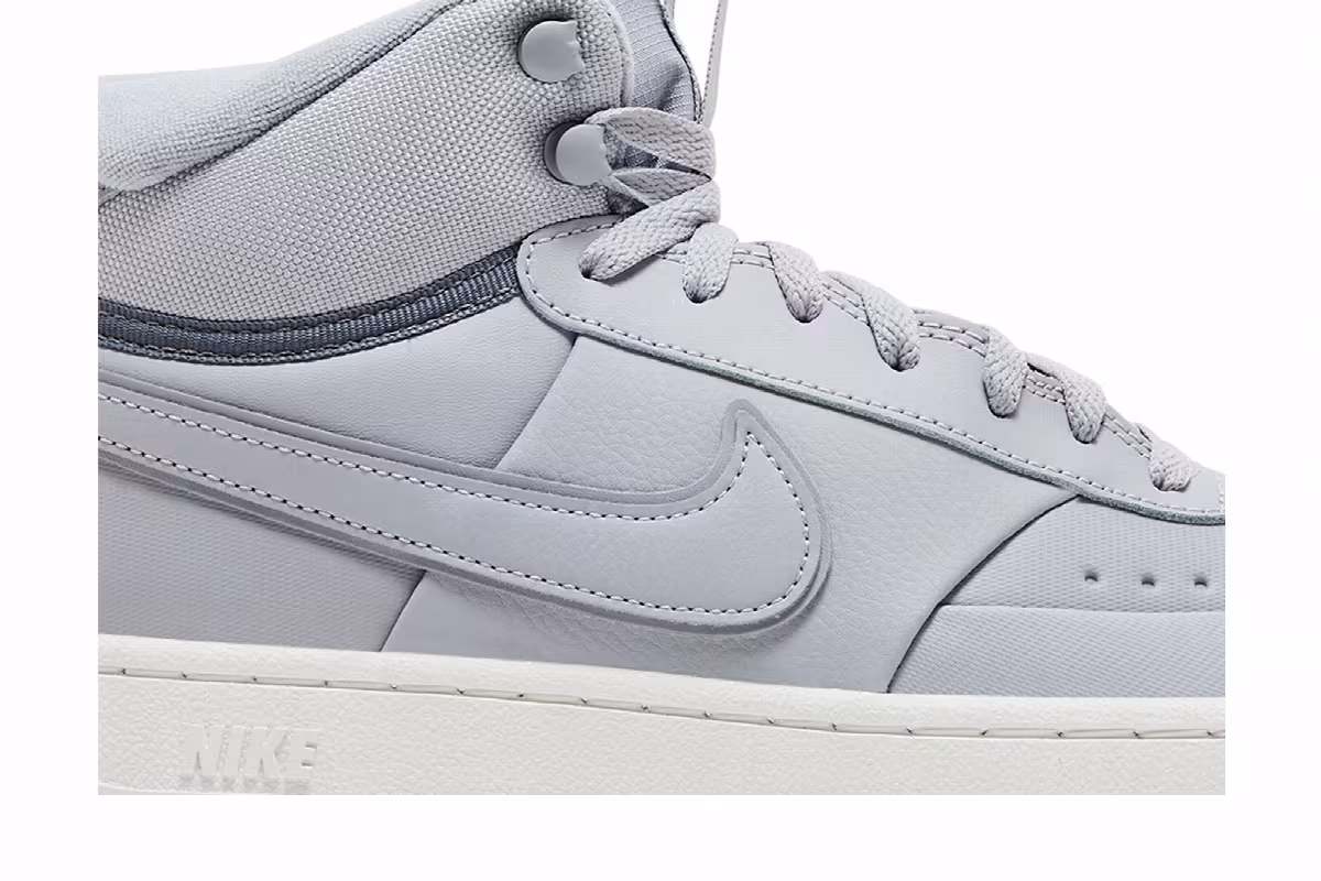 Nike Court Vision Mid Winter Wolf Grey, view 3