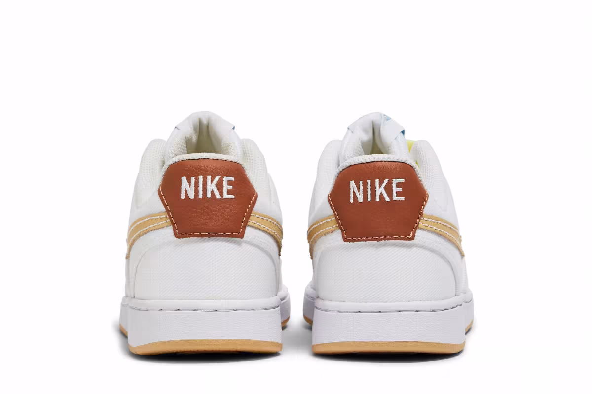 Nike Court Vision Low Canvas White Sesame, view 7