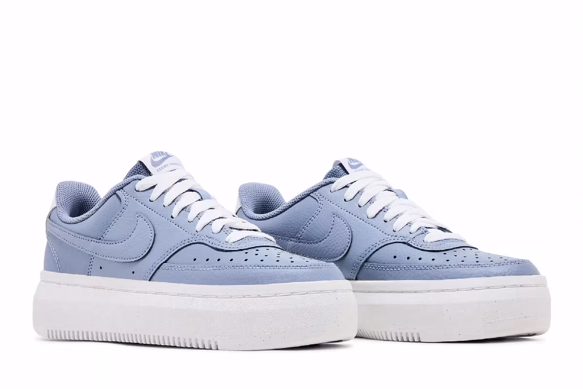 Nike Women's Court Vision Alta Ashen Slate, view 9