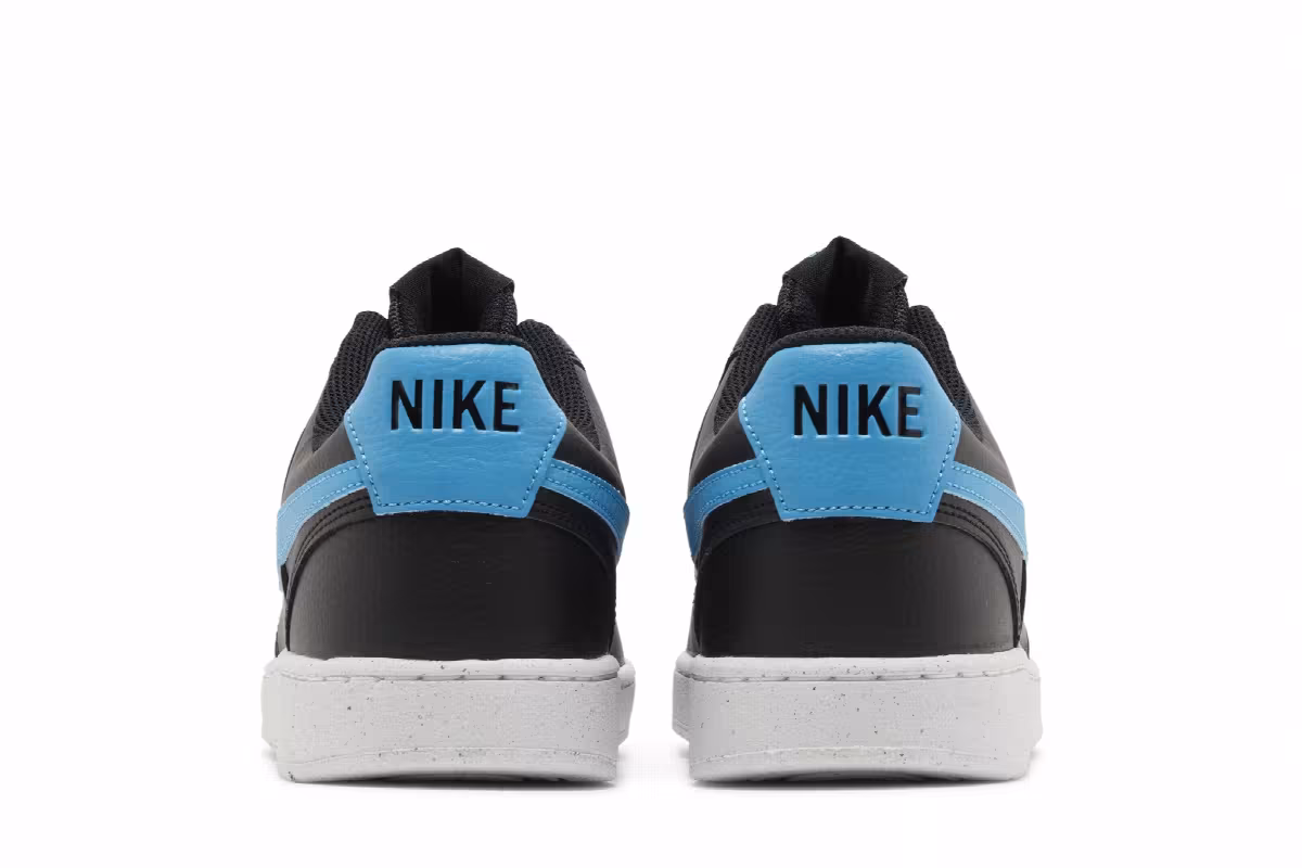 Nike Court Vision Low Next Nature Black Laser Blue, view 7