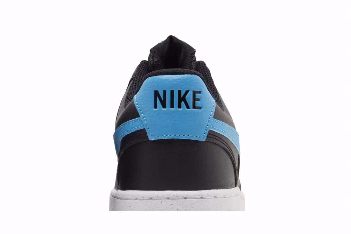 Nike Court Vision Low Next Nature Black Laser Blue, view 8