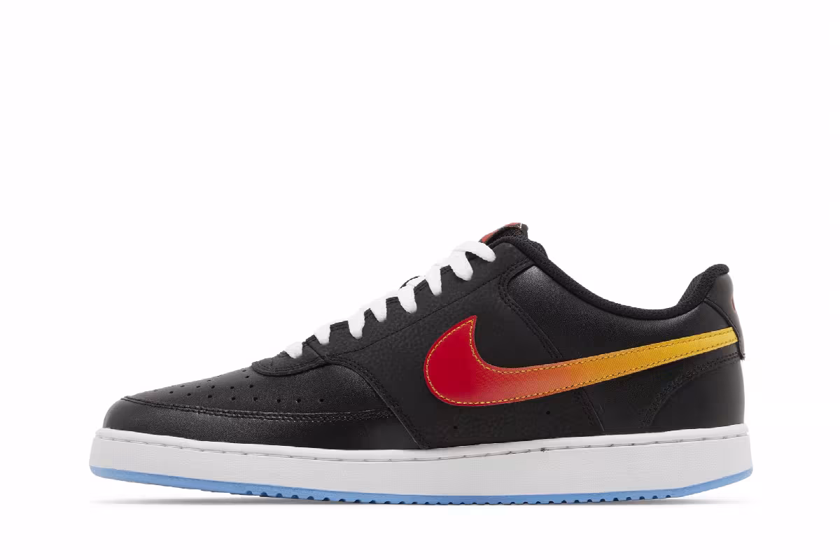 Nike Court Vision Low Black Gradient, view 4
