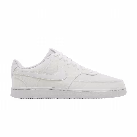 Nike Court Vision Low Canvas Next Nature 'Triple White'