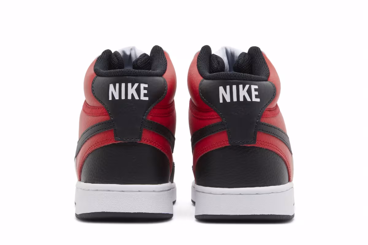 Nike Court Vision Mid Satin Red, view 7