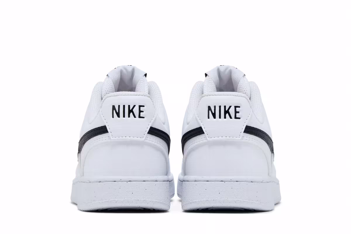 Nike Women's Court Vision Low Next Nature White Black, view 7