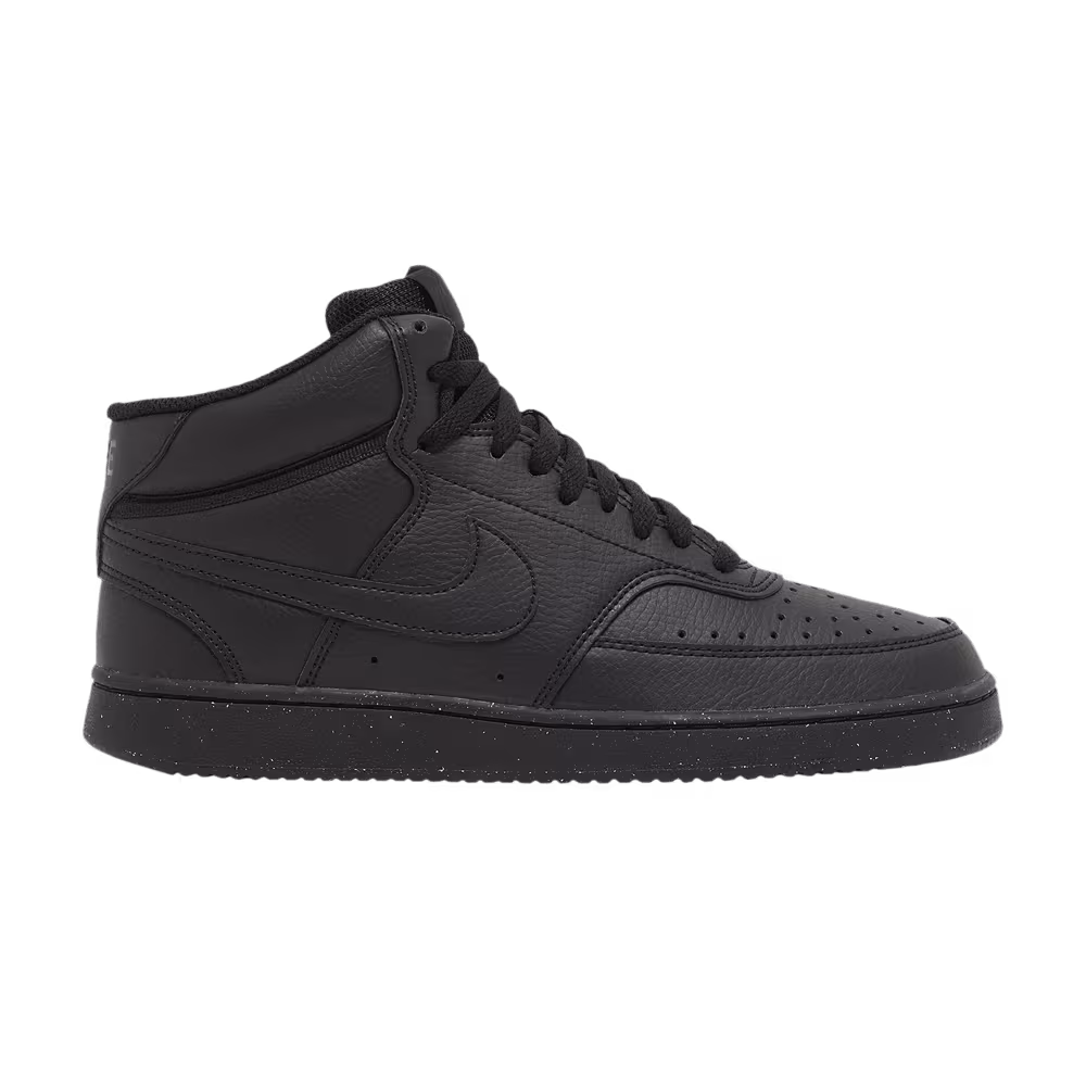 Nike Court Vision Mid Next Nature Triple Black