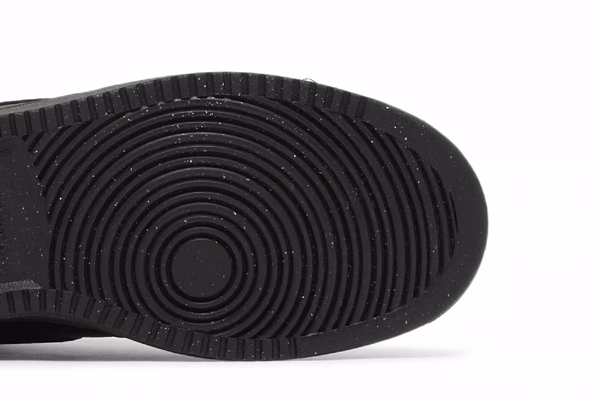Nike Court Vision Mid Next Nature Triple Black, view 6