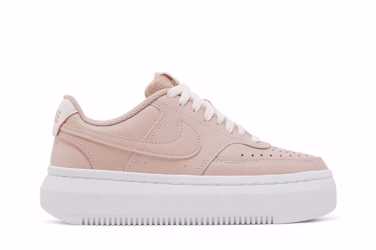 Nike Women's Court Vision Alta Pink Oxford, view 2