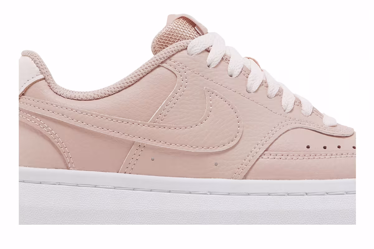 Nike Women's Court Vision Alta Pink Oxford, view 3