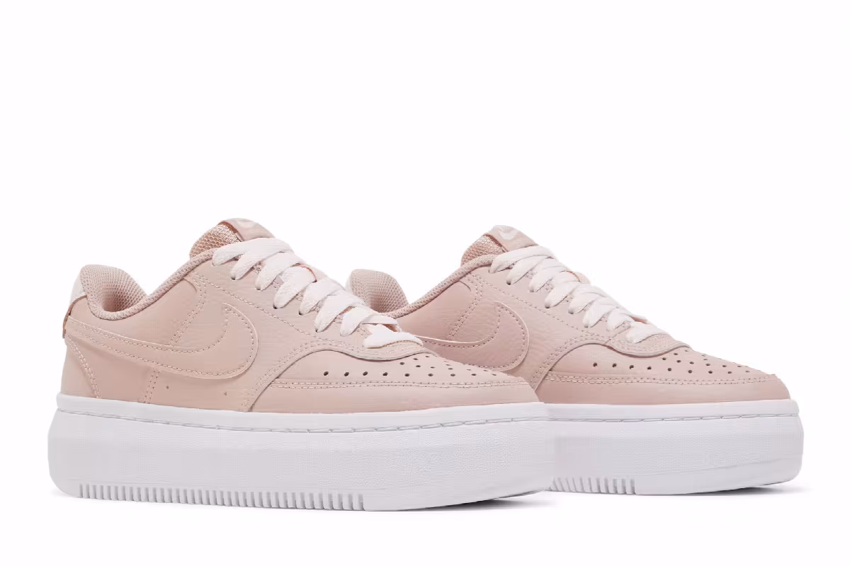 Nike Women's Court Vision Alta Pink Oxford, view 9