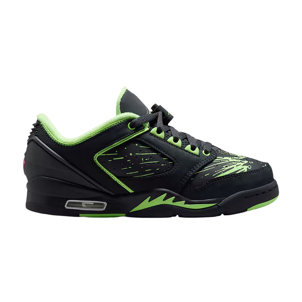 Air Jordan Sixty Plus Low GS Anthracite Lime Blast