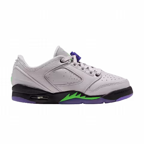 Air Jordan Sixty Plus Low GS 'Light Bone Laser Purple Black Scream Green'