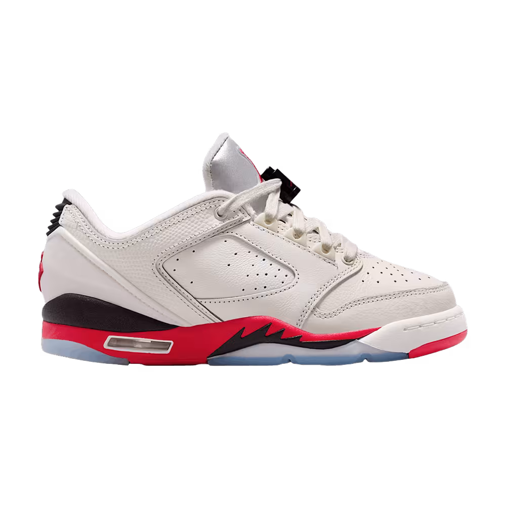 Air Jordan Sixty Plus Low GS Sail Black Reflect Silver Fire Red