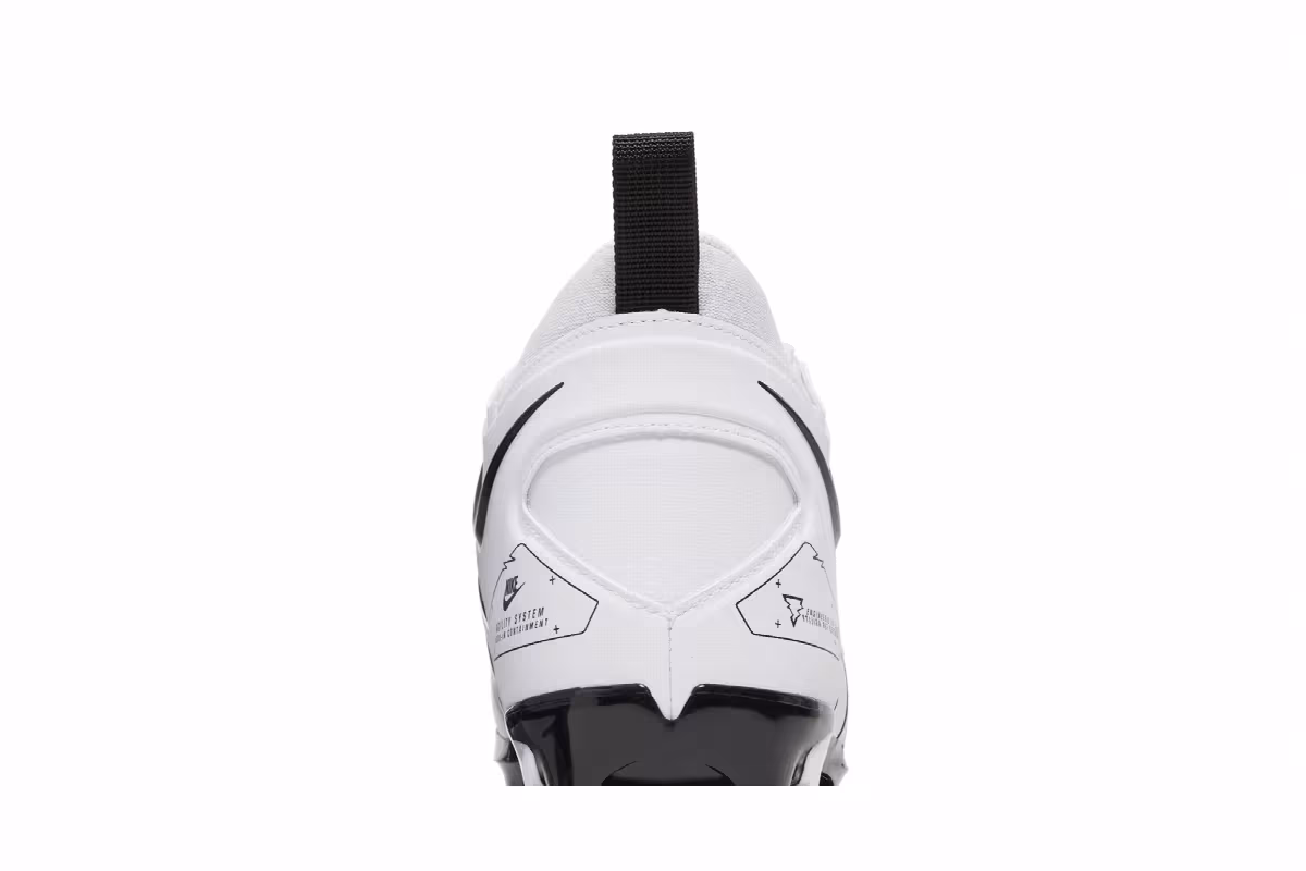 Nike Alpha Menace Pro 3 White Black, view 8