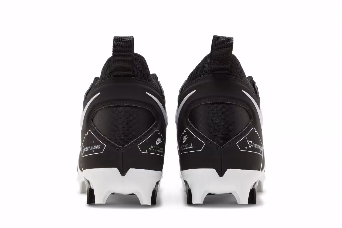 Nike Alpha Menace Pro 3 Black White, view 7