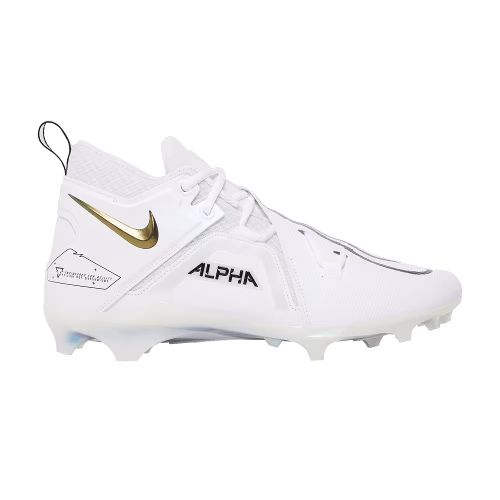 Nike Alpha Menace Pro 3 White Black Gold