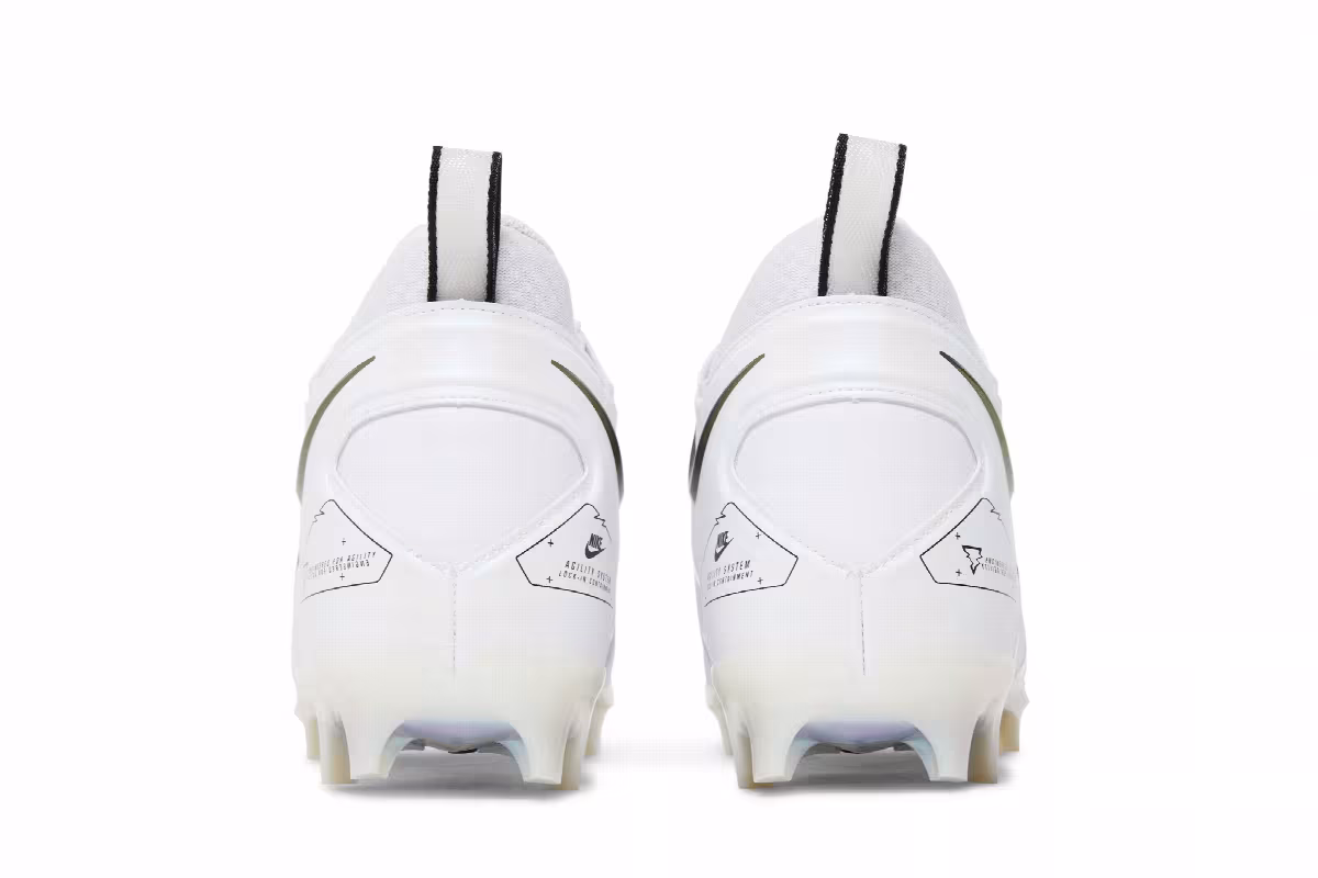 Nike Alpha Menace Pro 3 White Black Gold, view 7