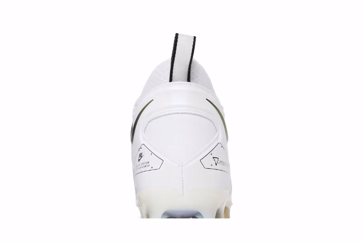 Nike Alpha Menace Pro 3 White Black Gold, view 8