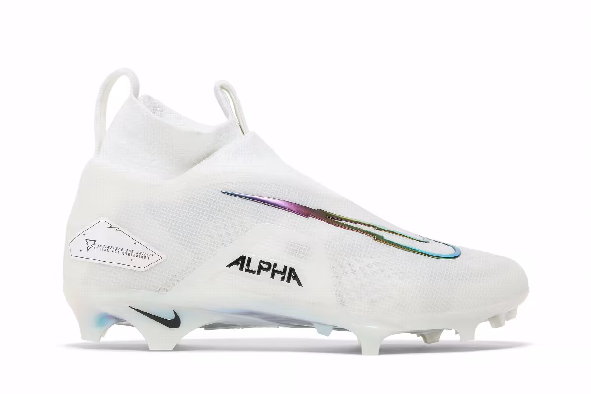 Nike Alpha Menace Elite 3 White Particle Grey, view 2