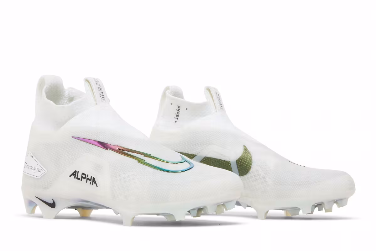 Nike Alpha Menace Elite 3 White Particle Grey, view 9