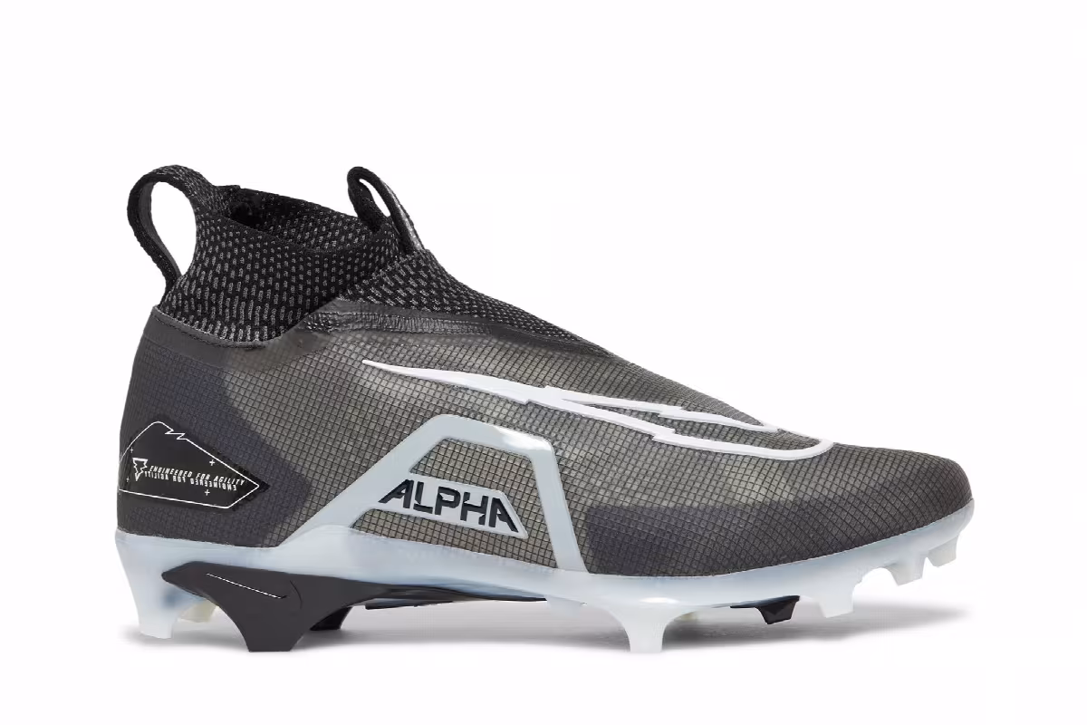 Nike Alpha Menace Elite 3 Black Iron Grey, view 2