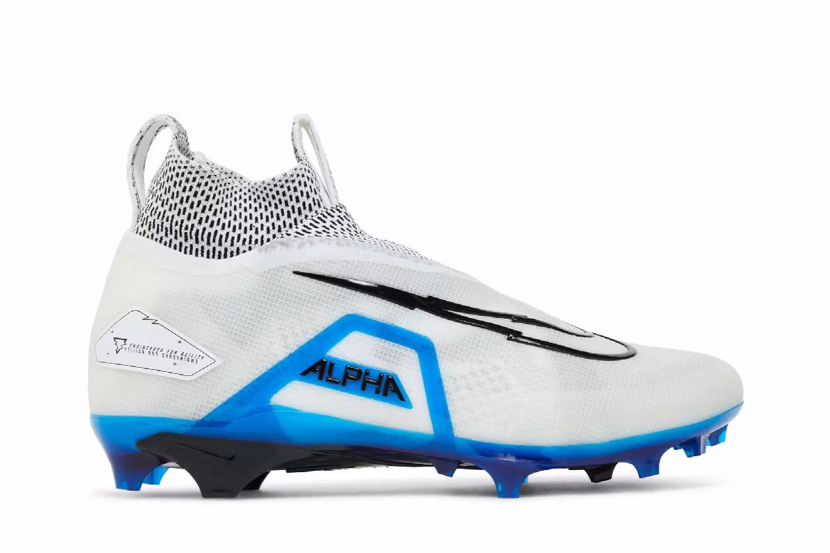 Nike Alpha Menace Elite 3 White Game Royal, view 2