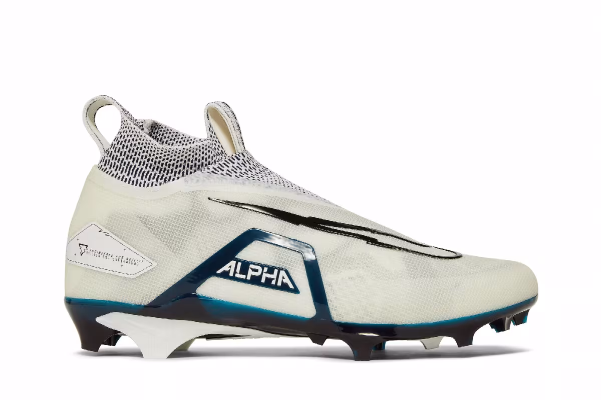 Nike Alpha Menace Elite 3 White College Navy, view 2