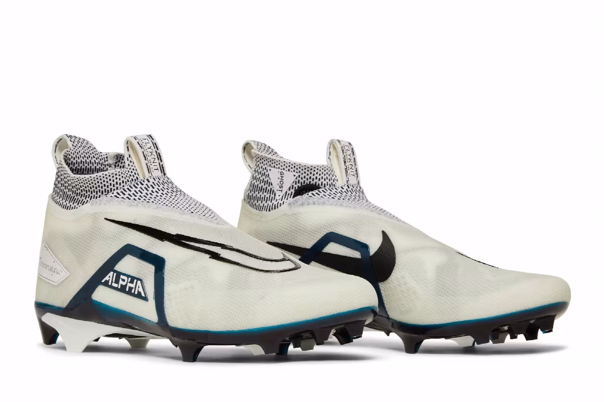Nike Alpha Menace Elite 3 White College Navy, view 9