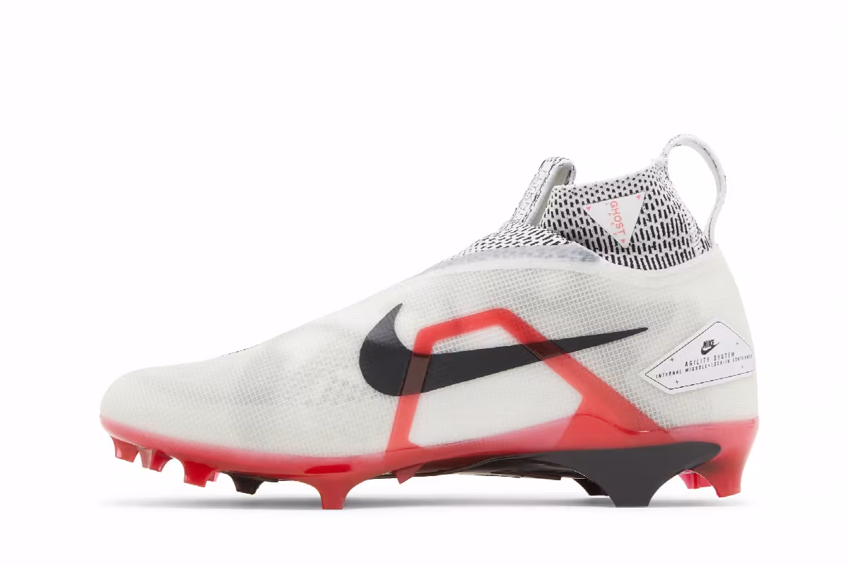 Nike Alpha Menace Elite 3 White University Red, view 4