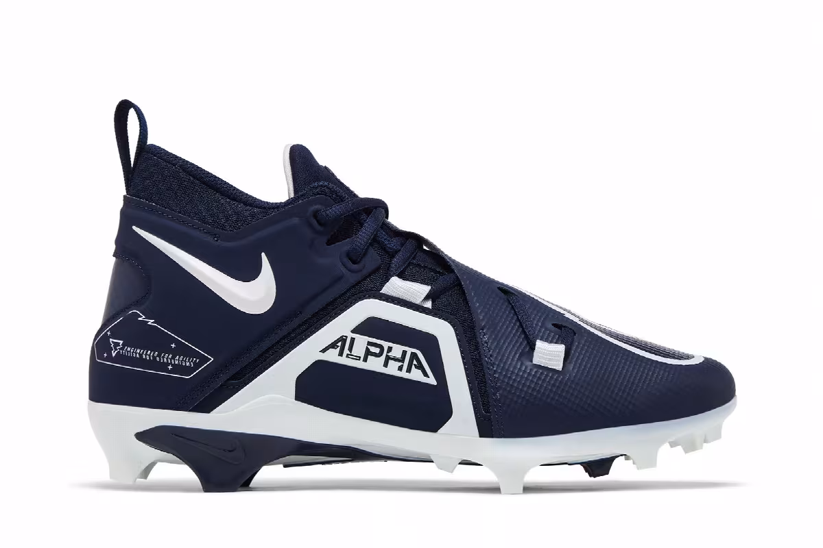 Nike Alpha Menace Pro 3 College Navy White, view 2