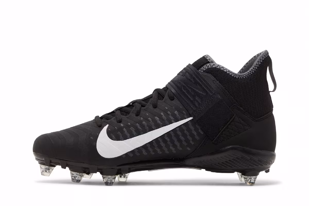 Nike Alpha Menace Pro 2.0 Black White, view 4