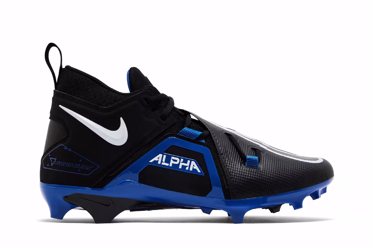Nike Alpha Menace Pro 3 Black Game Royal, view 2
