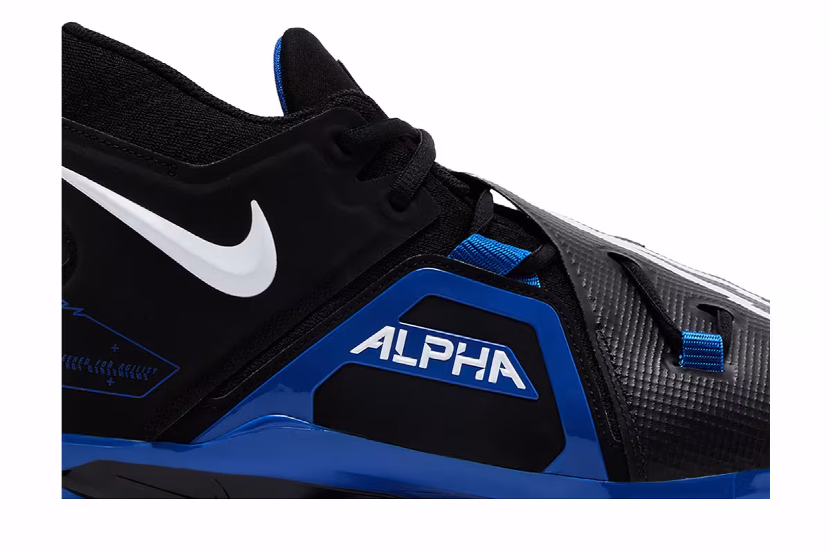 Nike Alpha Menace Pro 3 Black Game Royal, view 3
