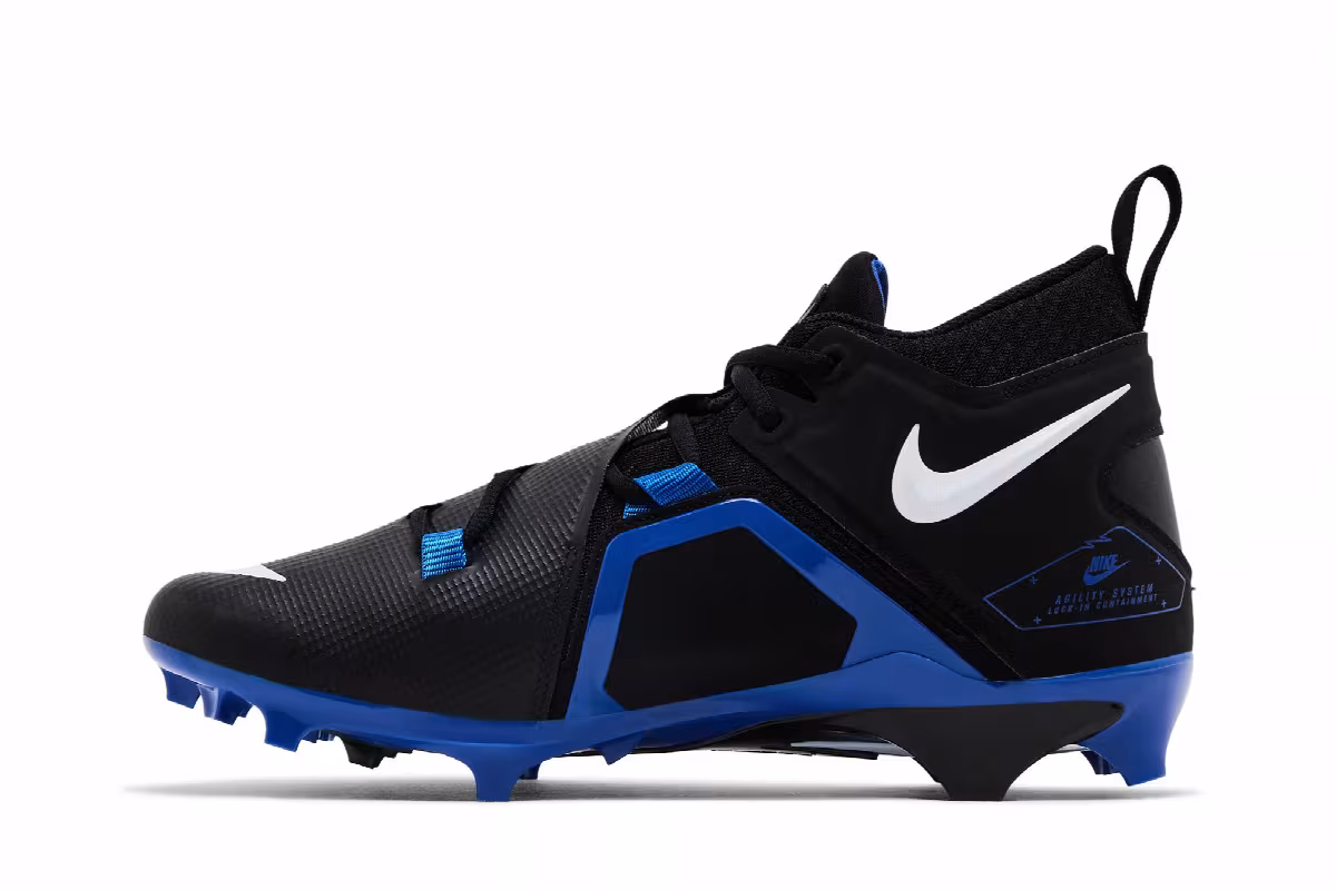 Nike Alpha Menace Pro 3 Black Game Royal, view 4