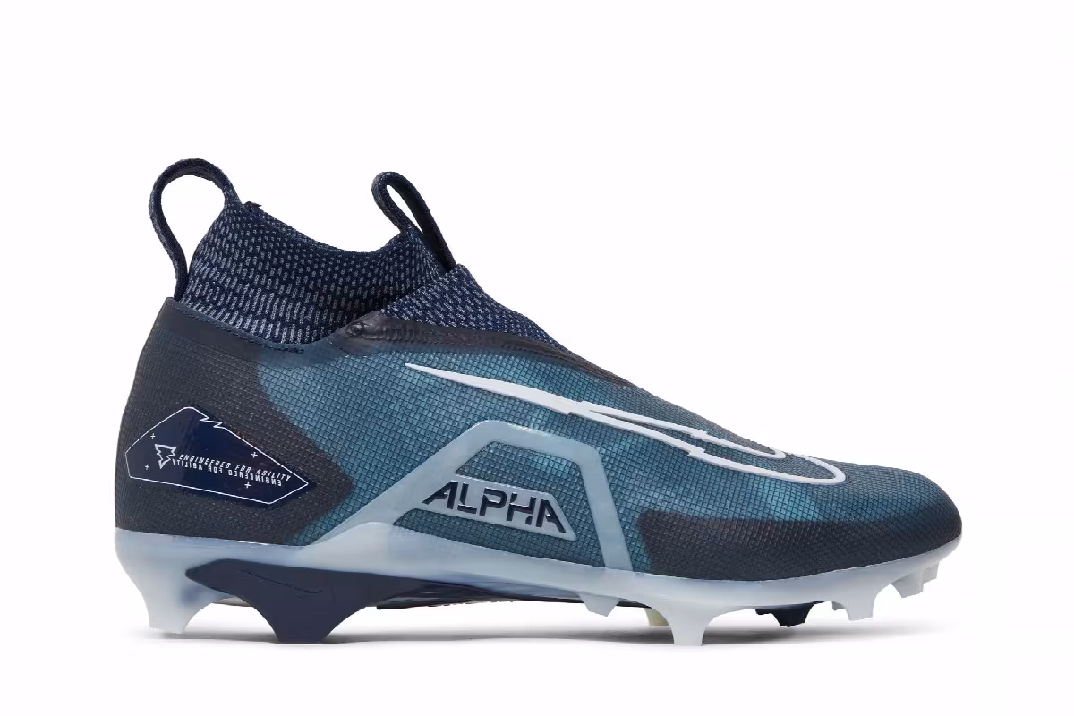 Nike Alpha Menace Elite 3 College Navy White, view 2