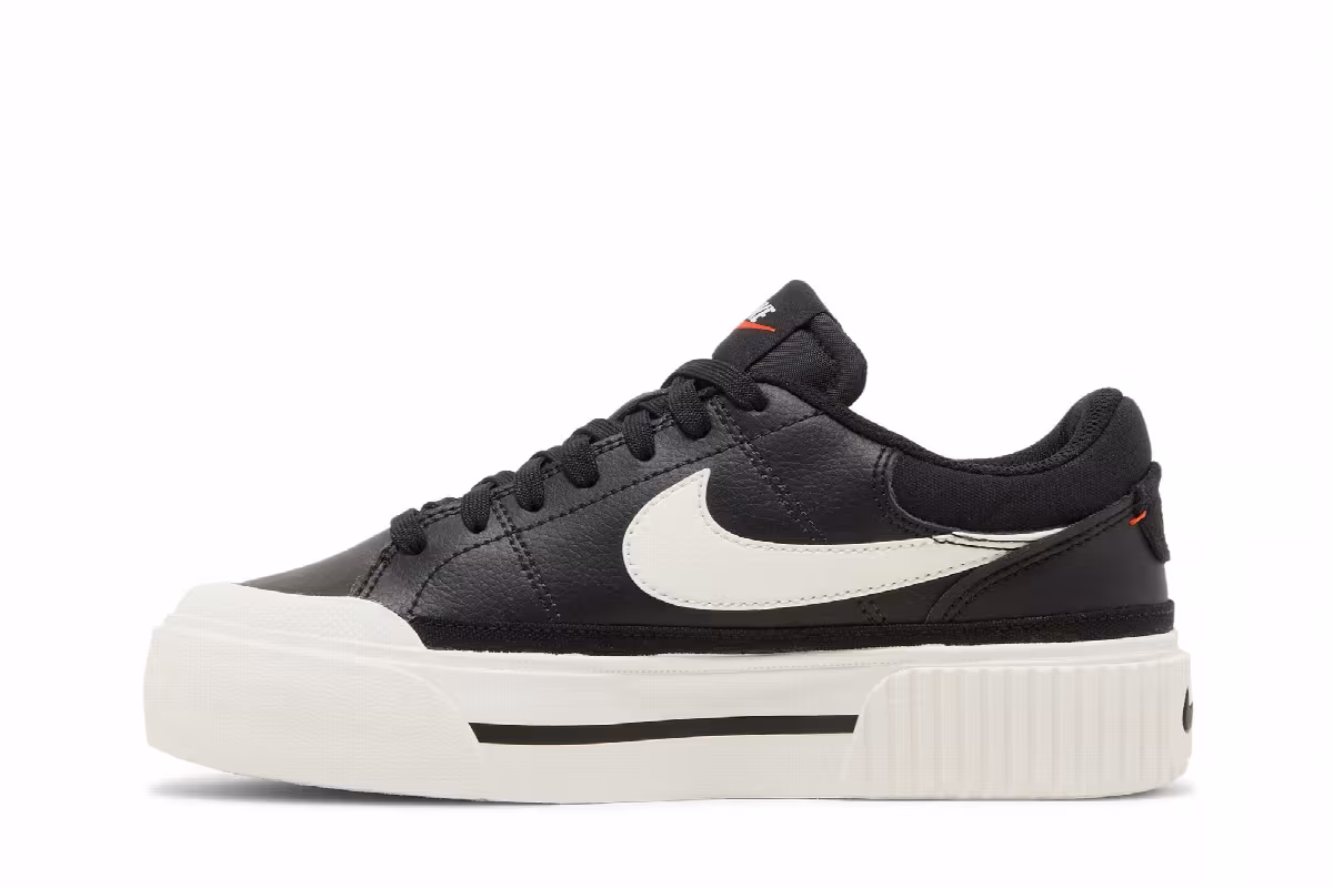 Nike Women's Court Legacy Lift Black Sail, view 4