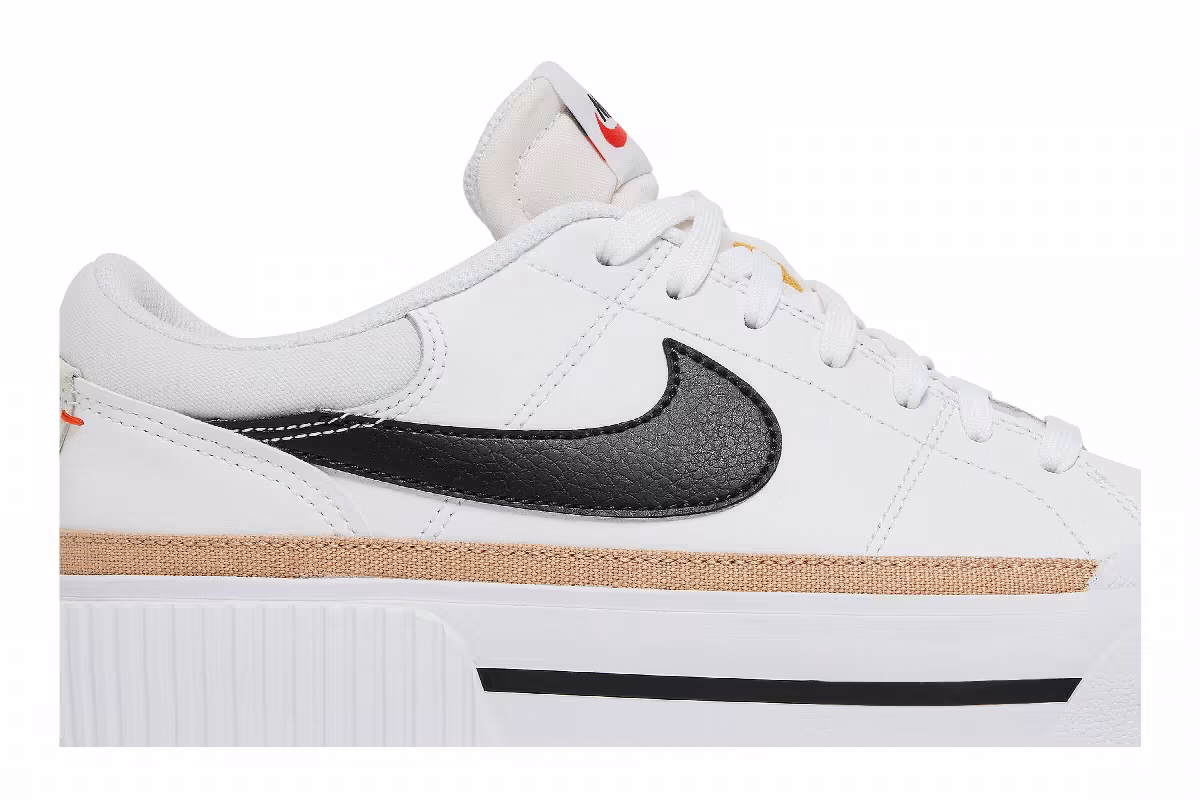 Nike Women's Court Legacy Lift White Hemp, view 3