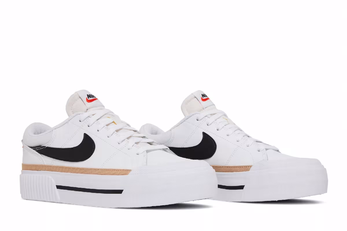 Nike Women's Court Legacy Lift White Hemp, view 9